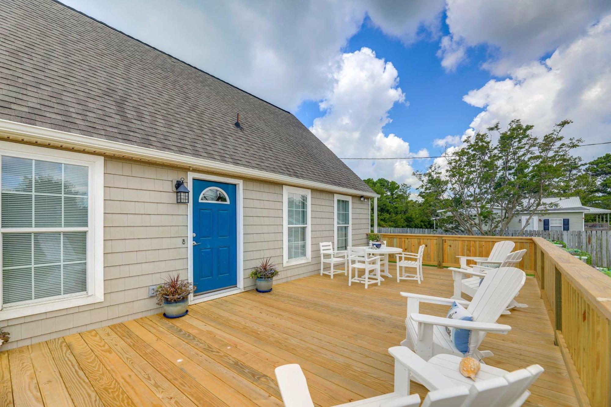 The Willowberry House With Deck And Grill! Harkers Island Exterior photo