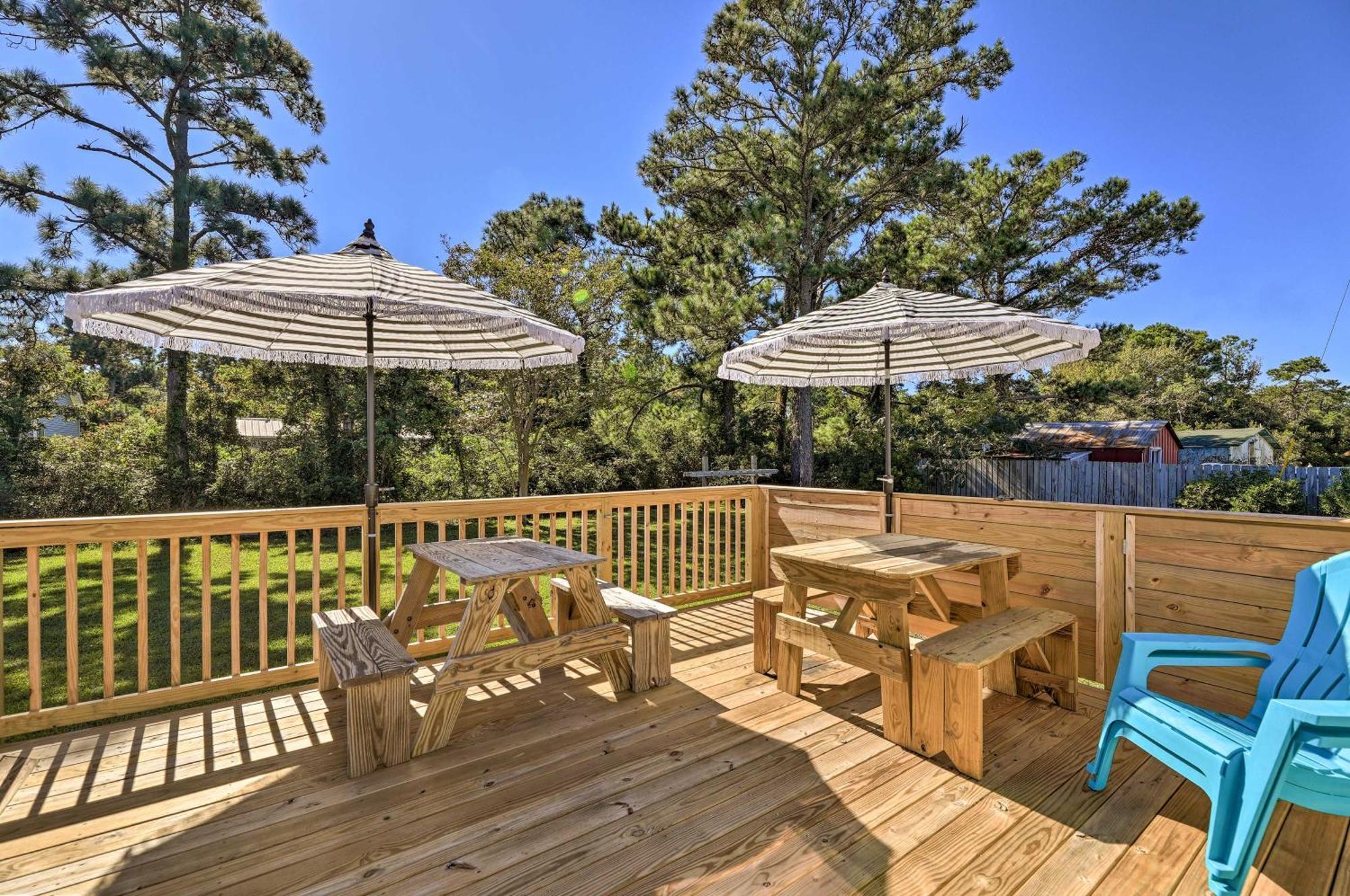 The Willowberry House With Deck And Grill! Harkers Island Exterior photo