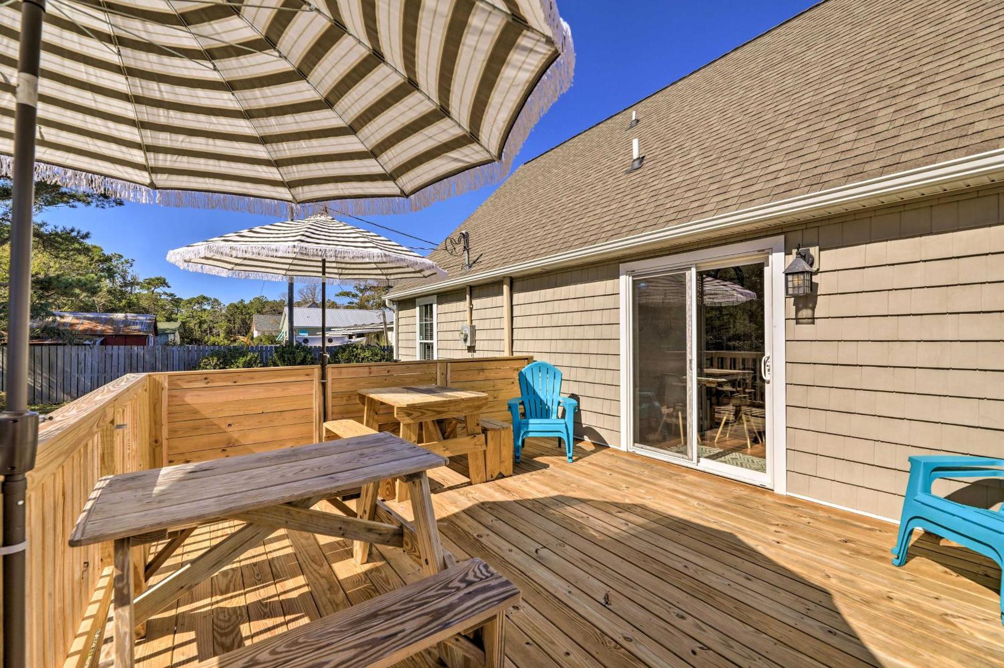 The Willowberry House With Deck And Grill! Harkers Island Exterior photo